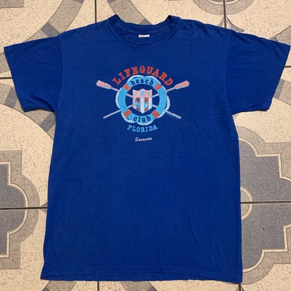 Vintage Nike Gray Tag Single-Stitched Travel Tee - Picture 1 of 5